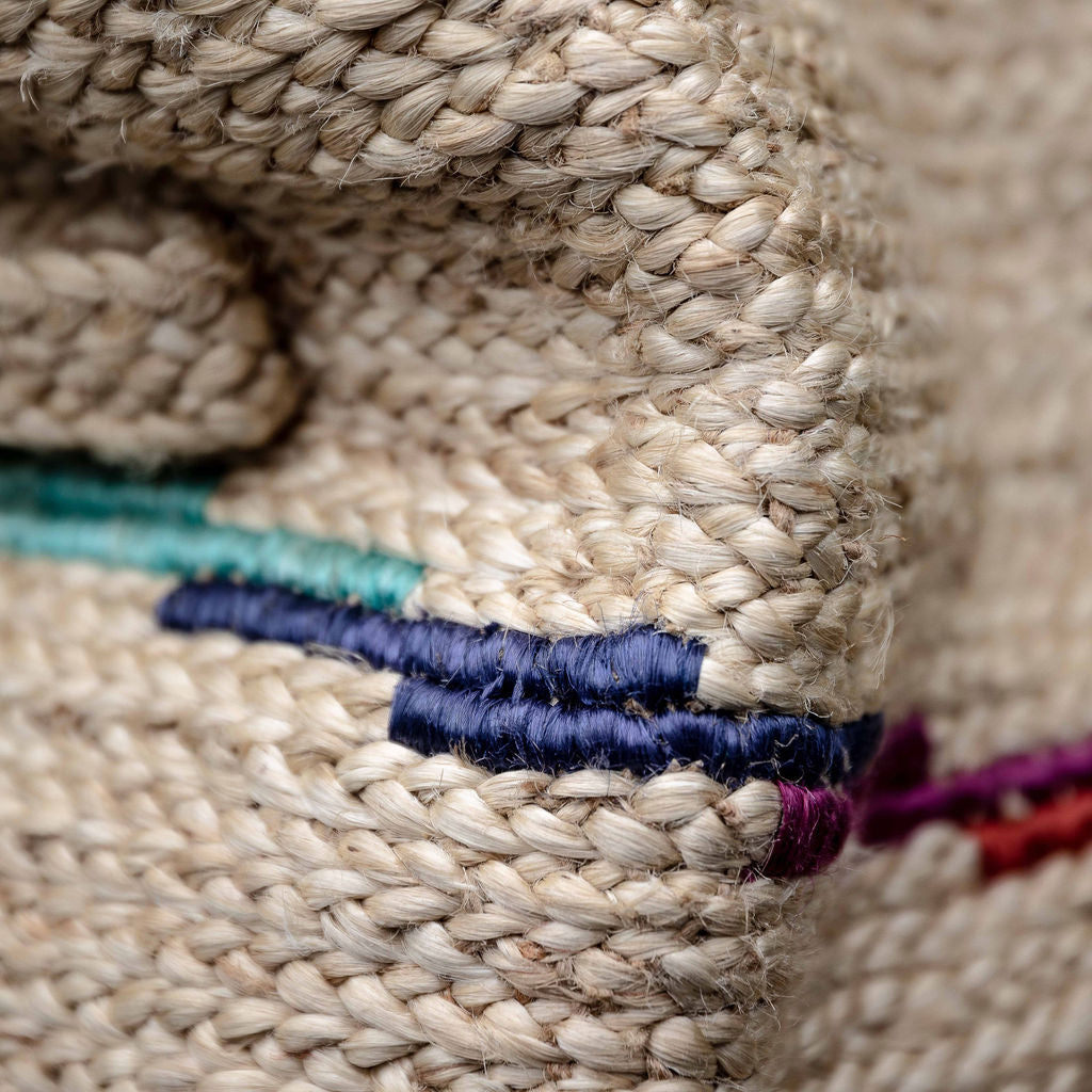 rajshahi basket - multitones / blonde jute